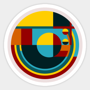 Geo Circles Sticker